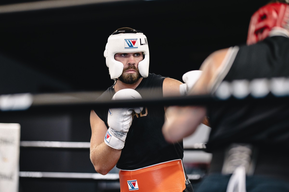 Sparring in the ring